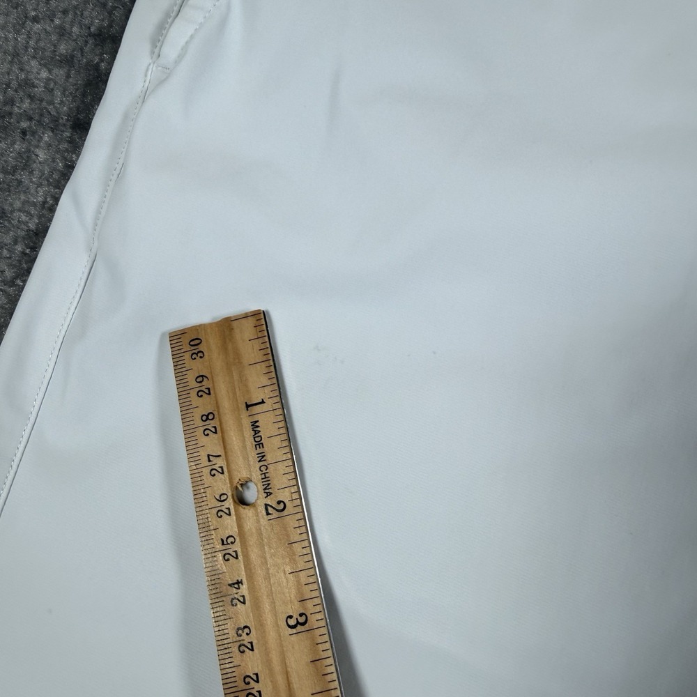 Greyson Shorts Men's 36 Artic White Chino Performance Tech Golf 9" Stretch - Picture 9 of 9
